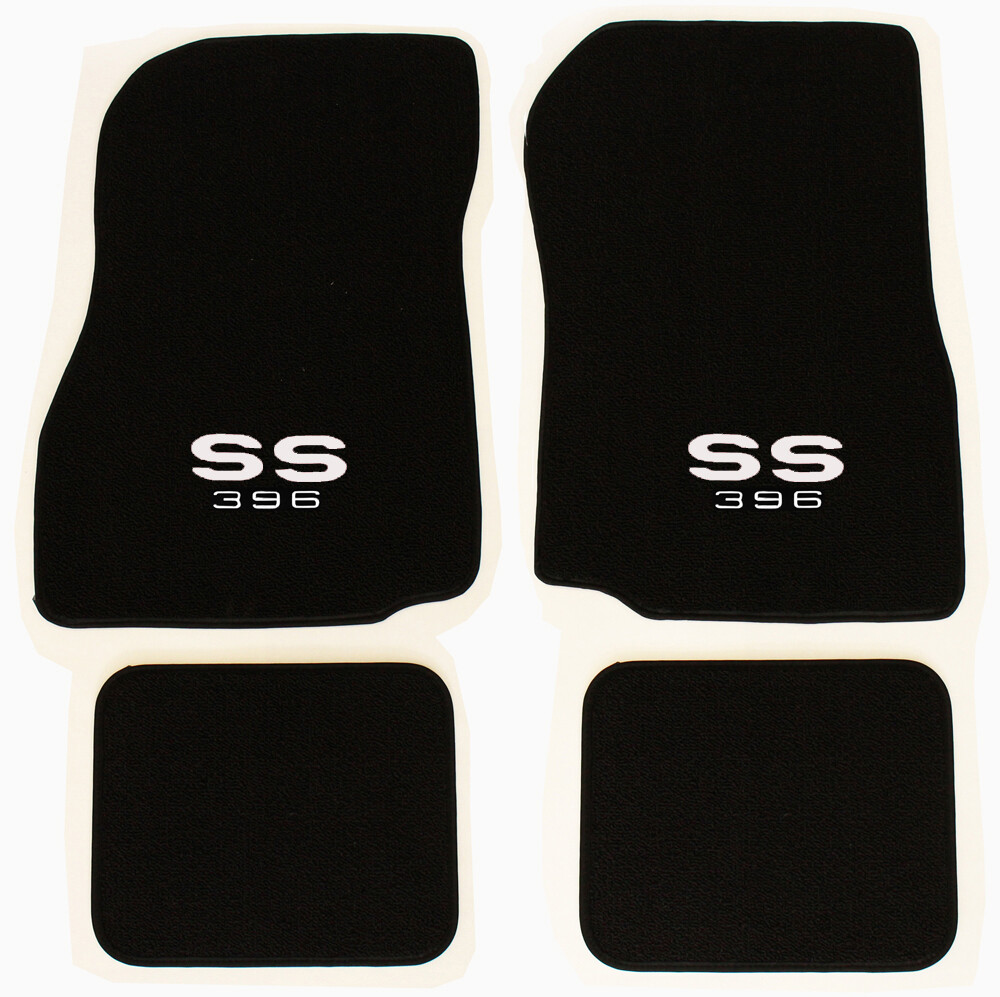 NEW! 1968-1972 Chevelle Floor Mats Carpet Embroidered SS 350 396 427 454 4 pc St