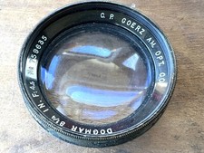 C.P. GOERZ DOGMAR 8 1/4 in 4.5 Front Brass Camera Lens Element