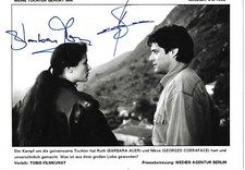Georges Corraface & Barbara Auer Autogramme signed 13x18 cm Bild s/w