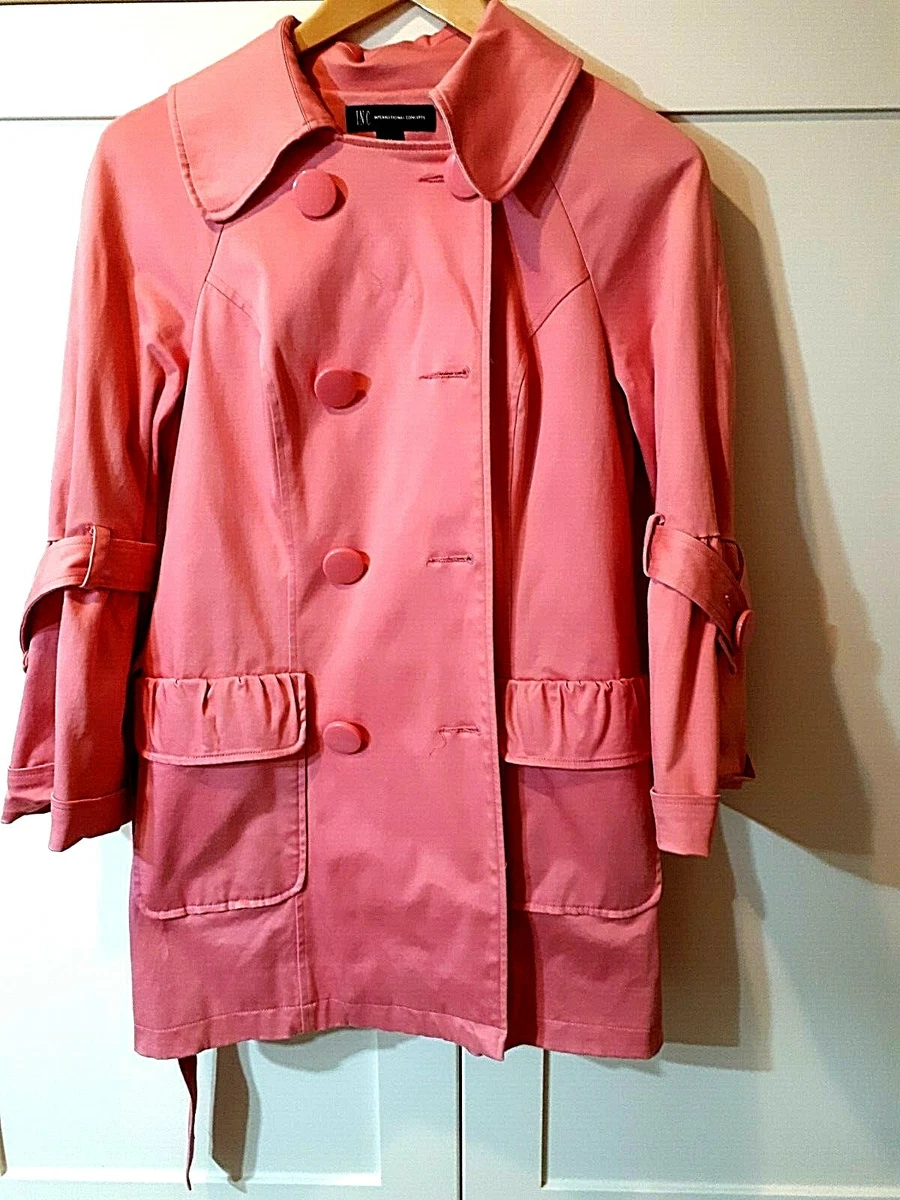 Pink top mac jacket