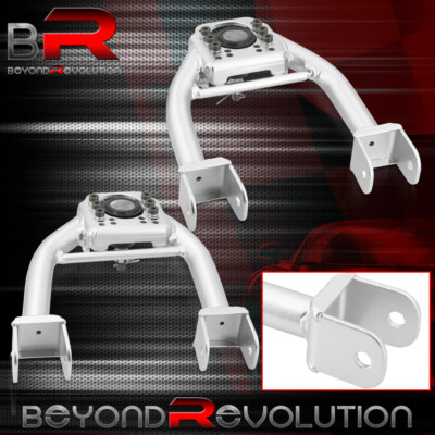 For 1994-2001 Integra DC2 Front Upper Control Arm Camber Kit Silver + Ball Joint