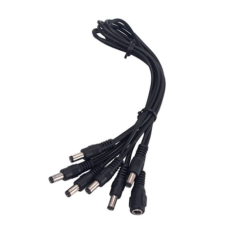 6 Ways Guitar Cable Effect Pedal Power Supply Adapter Splitter eBay