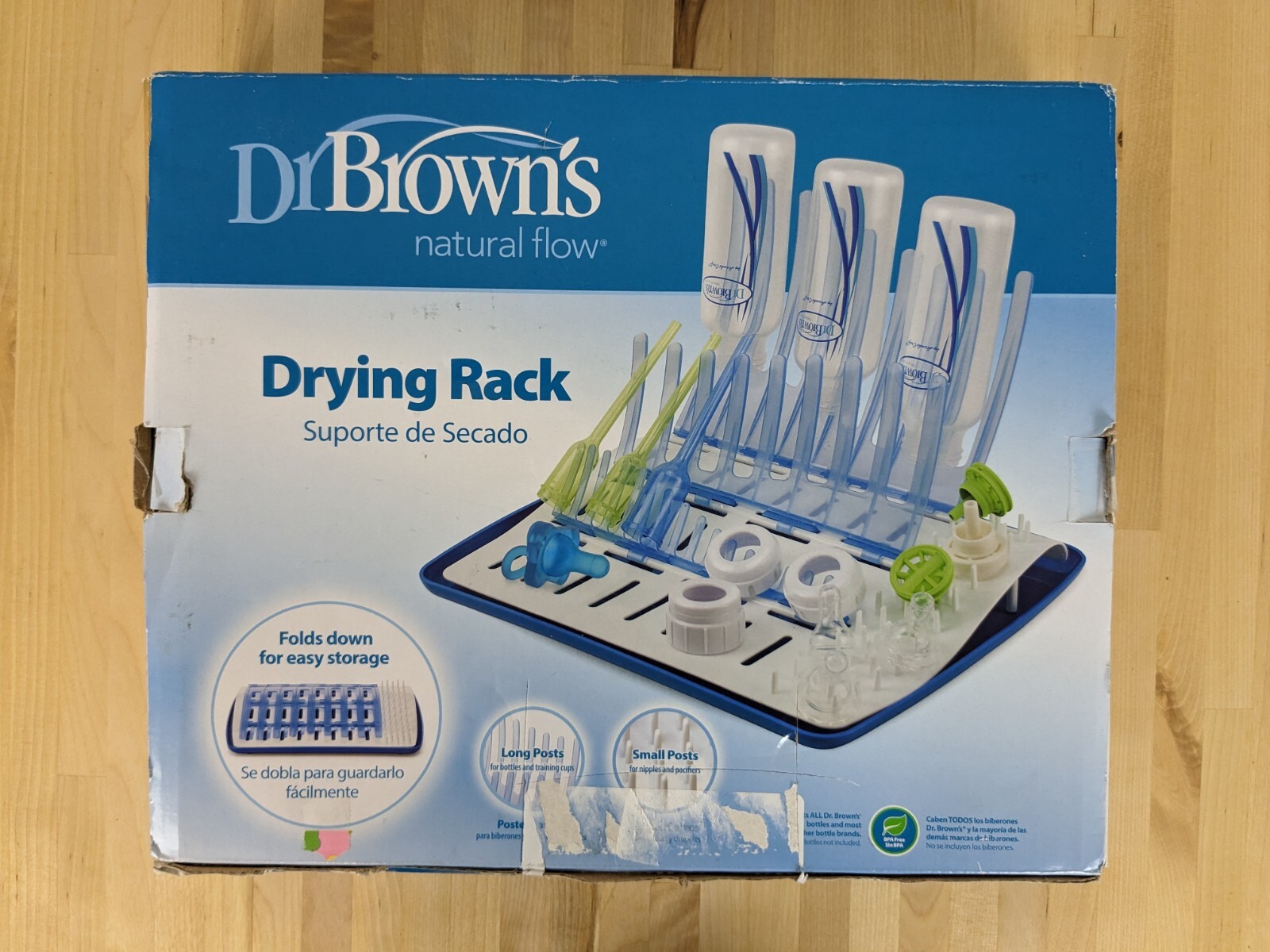 Dr. Brown's Universal Baby Bottle and Accessory Drying Rack