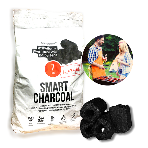 Smart Charcoal Briquettes Natural Restaurant Grade BBQ Charcoal