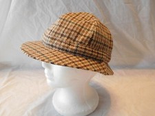 Vintage Deerstalker Hat Cap Sherlock Holmes M Medium Size 7