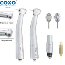 COXO Dental 6Hole LED Fiber Optic High Speed Handpiece Fit NSK Machlite/Phatelus