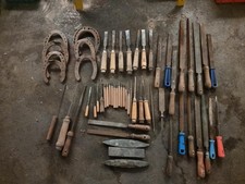 Werkzeug Konvolut ca. 50&ndash;60 tlg. Feilen Stechbeitel Mei&szlig;el Handwerkzeug