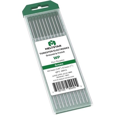 Wolframelektrode Ø1,6 x 175mm 10 Stück für WIG-Schweißen Polieren Schleifen grün