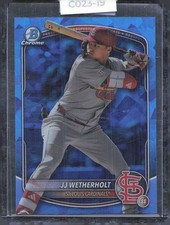 2025 Bowman Chrome Sapphire JJ Wetherholt BCP-241 St Louis Cardinals Rookie