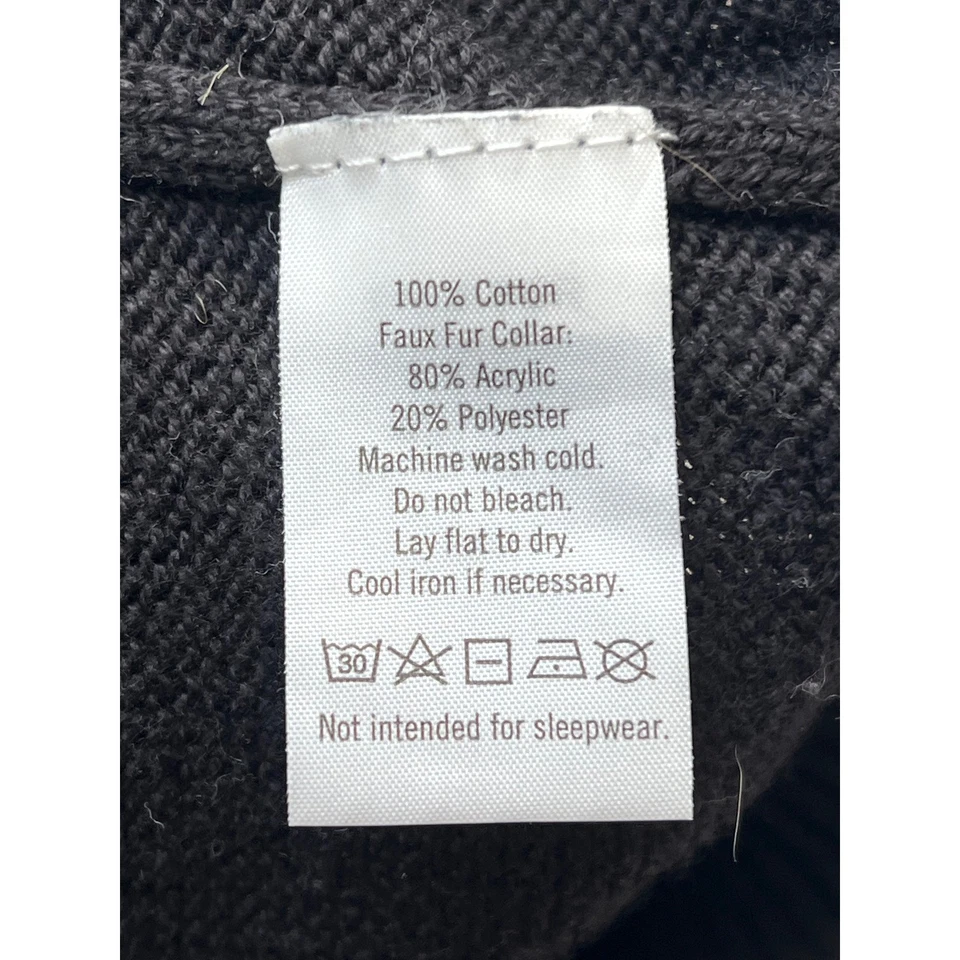 Детский свитер Janie and Jack с воротником из искусственного меха Fair Isle снежинка размер 5 - Изображение 4 из 4