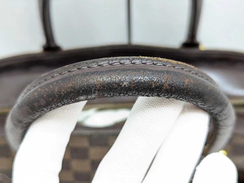 Bolso de Mano Horizontal LOUIS VUITTON Damier Level Sarria N51282 AR0012 Auténtico LV Foto 3 de 4