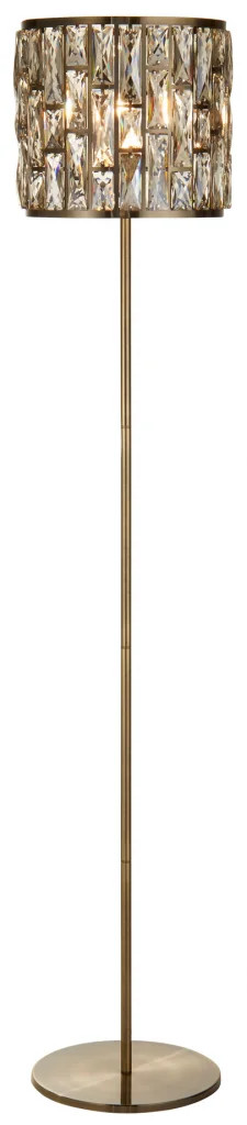 Floor Light Brass Bijou Antique Searchlight 6589AB