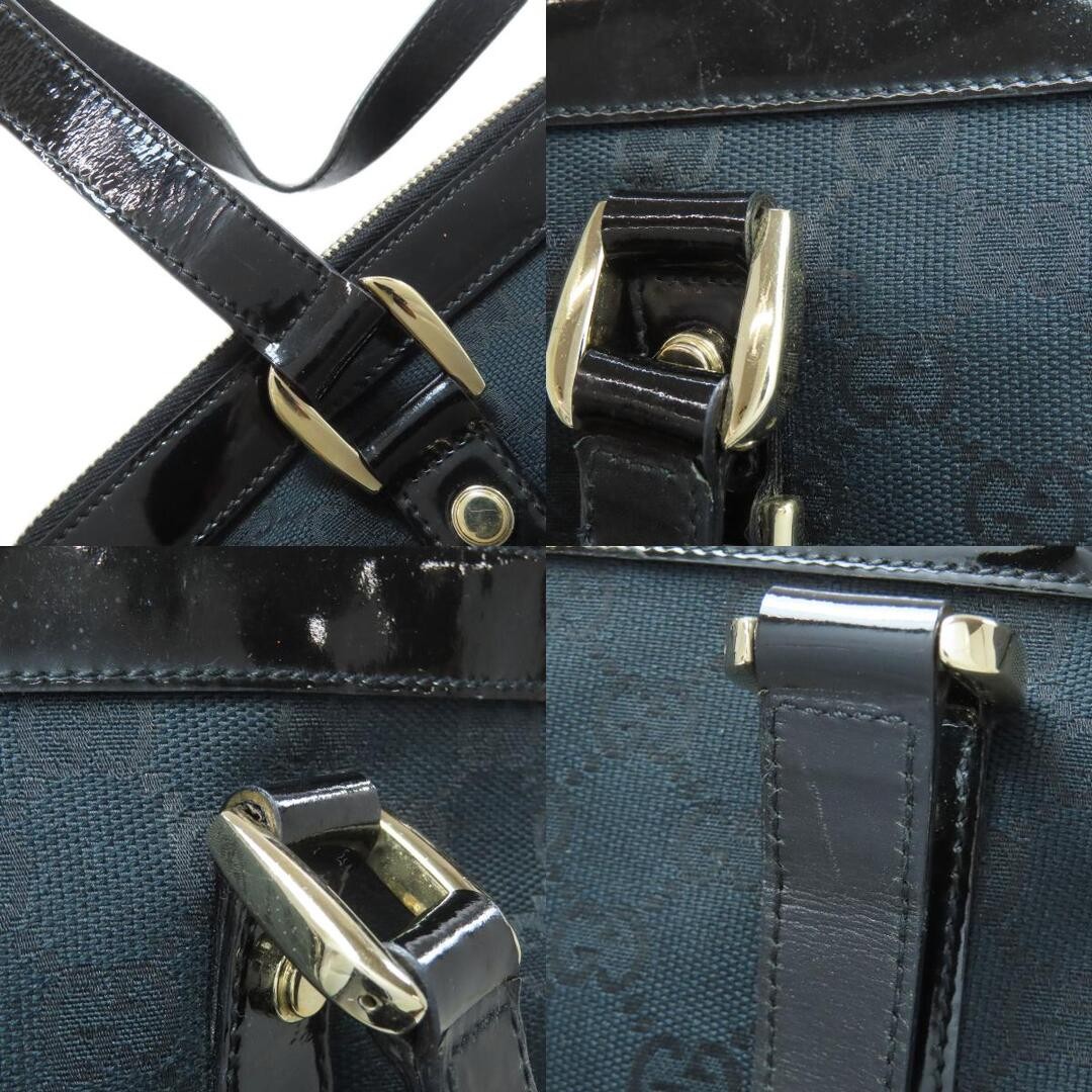 GUCCI Abby GG Canvas Handbag Black Used Women's Damaged thumbnail 8