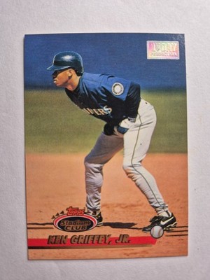 KEN GRIFFEY JR 1993 TOPPS STADIUM CLUB 707 FIRST DAY Issue PRODUCTION MARINERS 