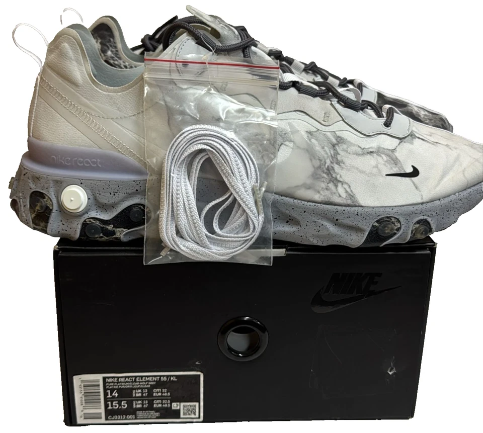 Nike Kendrick Lamar Edition Sneakers React Element Trainers Logo Shoes Men Size - Image 4 of 4