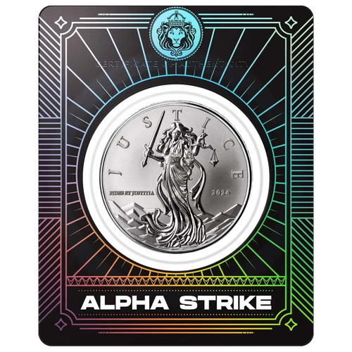 2026 NIUE ALPHA Lady Justice PROOF LIKE 1 oz .999 Fine Silver $1 Coin BU INSTOCK