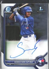 2022 Bowman Chrome #CPA-SE Sebastian Espino Prospect Autographs