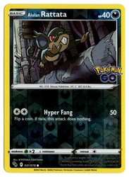 Alolan Rattata 041/078 Pokémon GO Reverse Holo