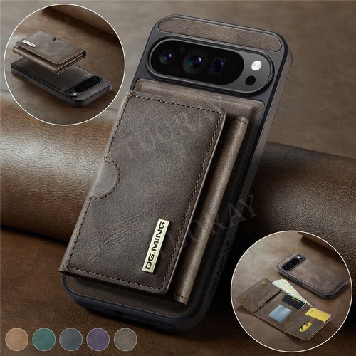 Handyhülle für Google Pixel 8 / 8 Pro 9 /9 Pro XL Magnet Cover Leder Case Tasche - Picture 57 of 78