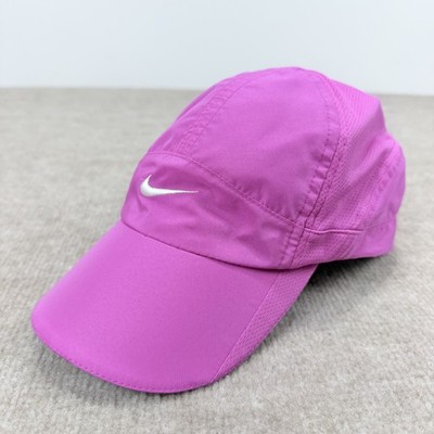 Vintage Nike Tailwind 7 Panel Hat Pink Running Y2K Silver Tag