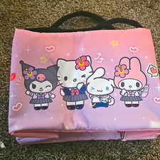 Sanrio Thermo Brotzeittasche mit Reißverschluss, Hello Kitty Kuromi My Melody Pink