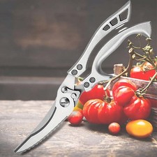 1-3PCS Stainless Steel Kitchen Knife Set Chef Cleaver Boning Scissors Meat Fish