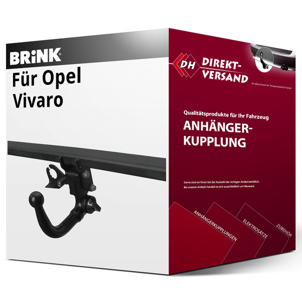 für Opel Vivaro C Typ K0 (Brink) AnhäNgerkupplung Abnehmbar Neu-image