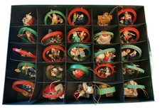 25 Vtg Norman Rockwell Merry Christmas Ornament Collection Danbury Mint Wcoa