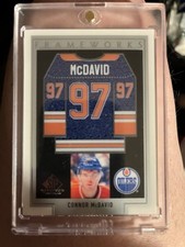 2016-17 UD Connor Mcdavid Frameworks Mint In A Case !!