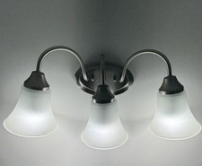 3 light bathroom vanity light brushed nickel