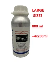 Car Headlight Restoration Liquid 800 ML ! Repair fluid For Vintage Classic Cars