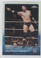 2015 Topps Chrome WWE Refractor Bad News Barrett #4 5c5