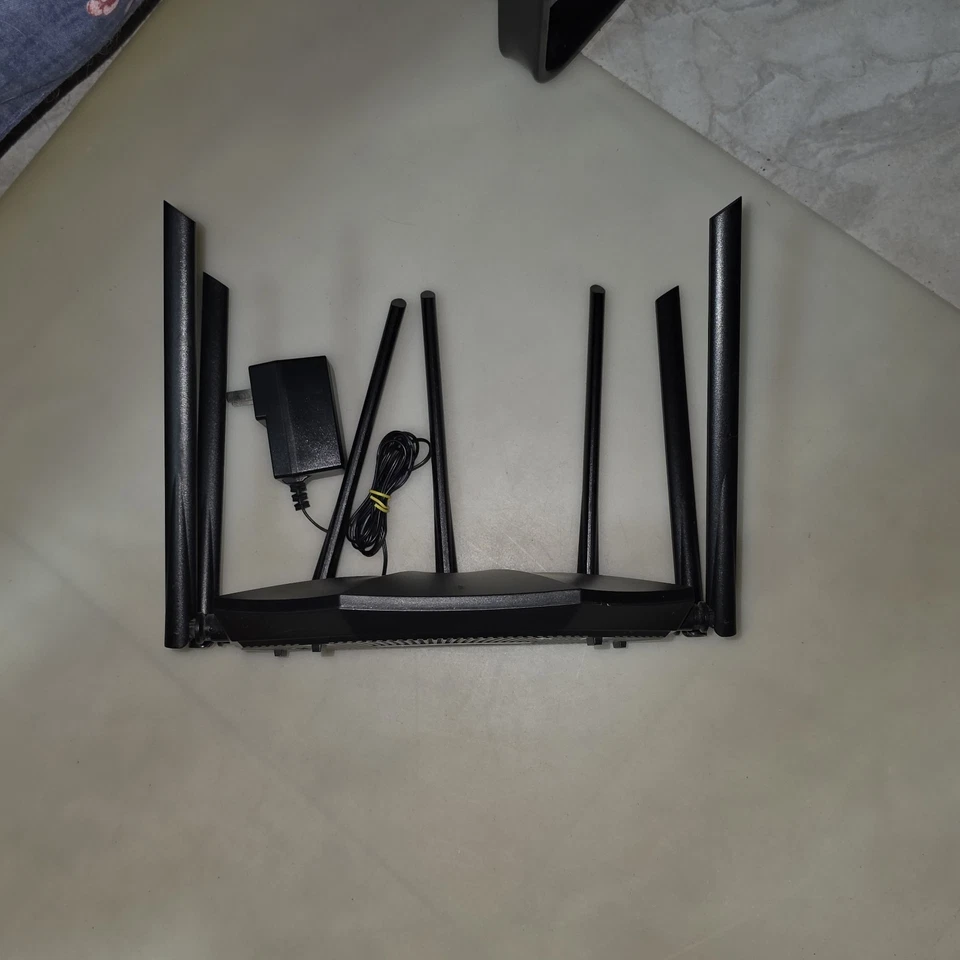Tenda AC23 Dual Band Smart WiFi Router - Black - Image 2 of 2