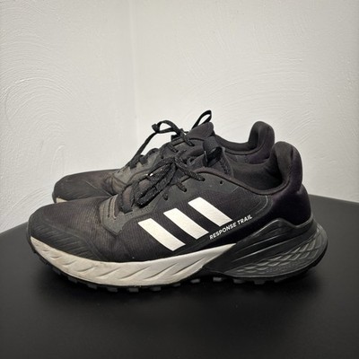 Adidas Response Trail 2.0 Black White Mens Trail Running Shoes Sz 10 FX4852