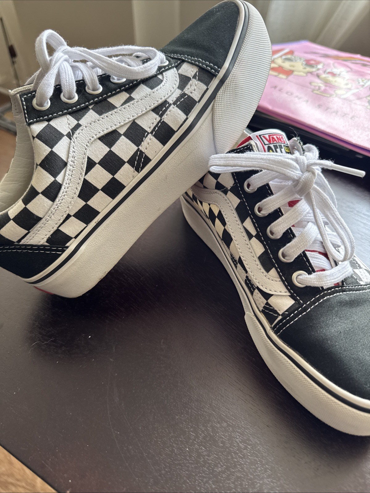 Checkered vans - image 1