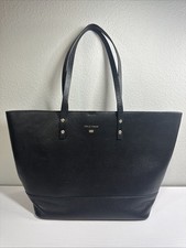 Cole Haan Beckett Large Tote Black With Gold Tone Hardware - See Pics Free Ship