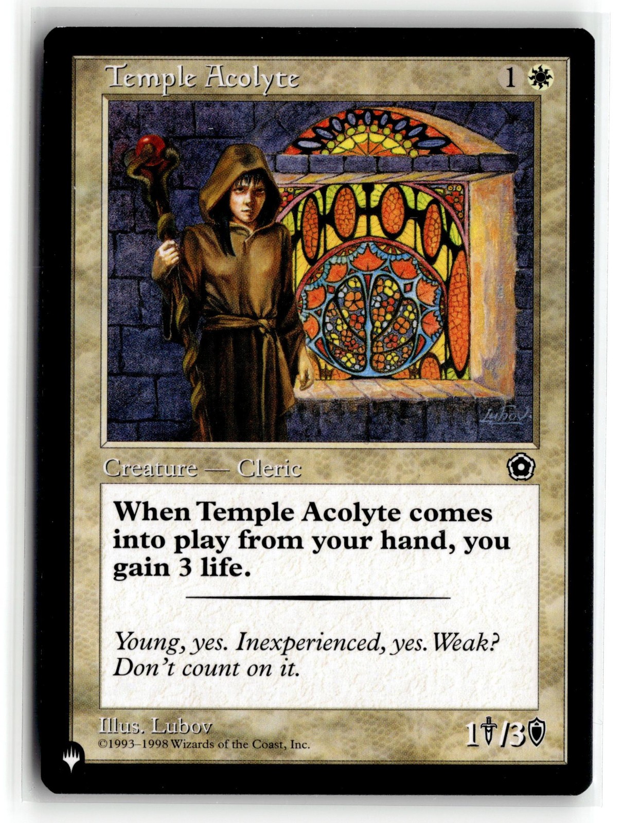 MAGIC TG: Portal Second Age # Temple Acolyte- Common.M2A