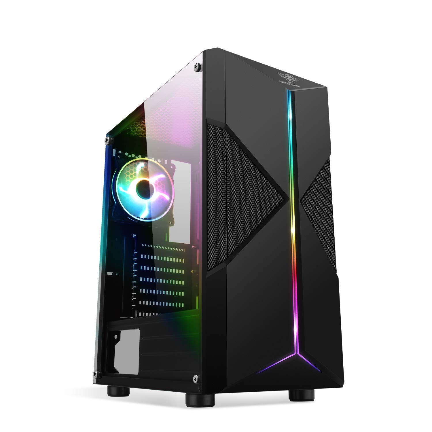 Boitier PC Gamer ATX Noir Clone III Structure Robuste au Design Épuré