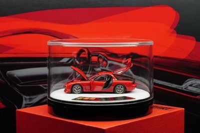 PGM 1:64 Mazda RX-7 FD3S Red Mazdaspeed A-Spec TE37 with Display