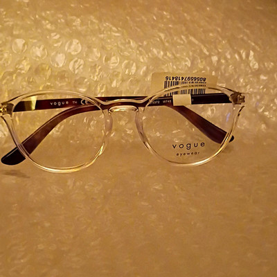 Vogue OVO5372 W745 Clear Round Full Rim Plastic Eyeglass Frames 51-18 140
