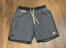 Vuori Shorts Mens Medium Blue Banks Pockets Drawstring Active