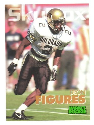 1993 SkyBox Impact NFL Football Colorado Deon Figures