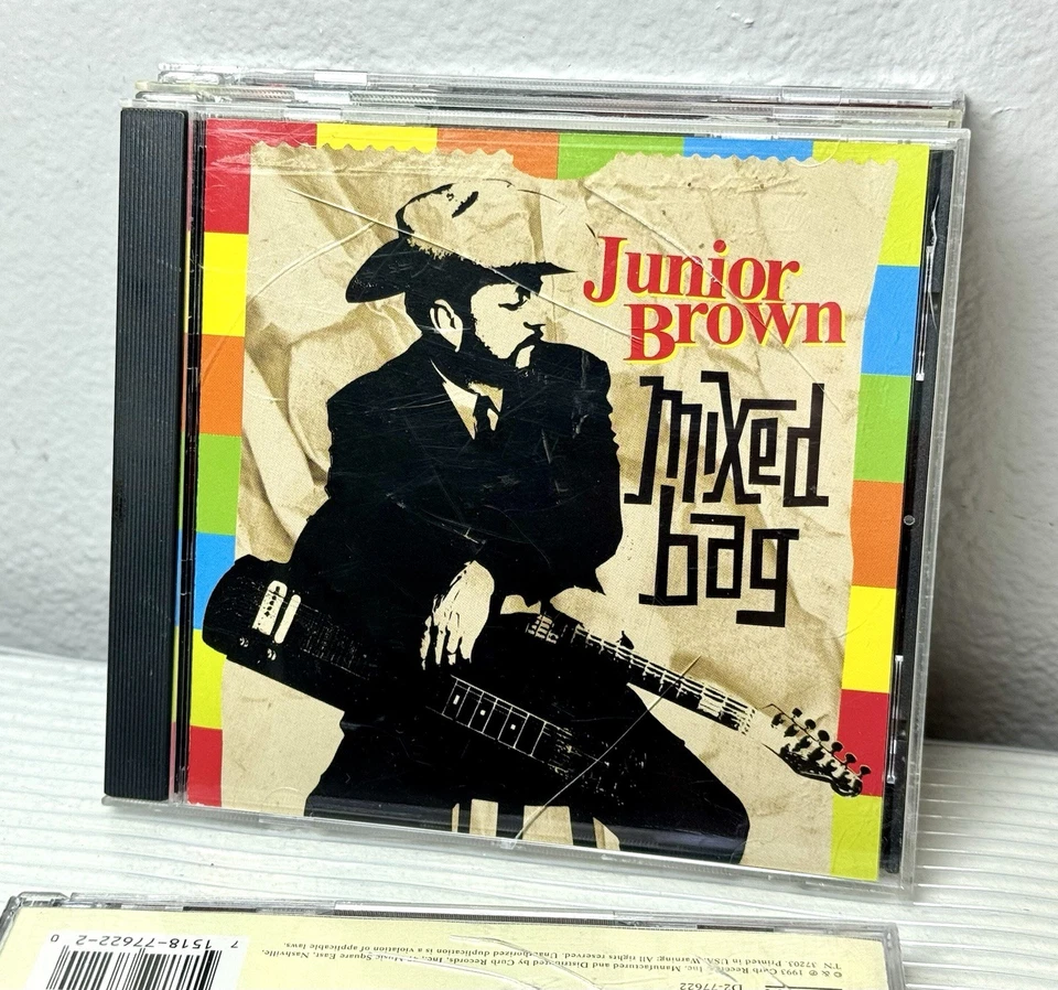 Junior Brown ЛОТ КОМПАКТ-ДИСКОВ (4) Смешанная Сумка Austin Experience Guit With It Long Walk - Изображение 3 из 4