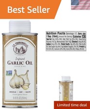 8.45 Fl Oz Garlic Oil for Cooking, Salad Dressings Dipping - Artisanal Quality
