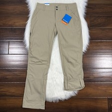Columbia Women's Size 6 Short 6S Tan Saturday Trail Convertible Stretch Pants