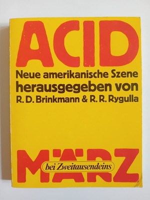Brinkmann/Rygulla (Hg.), Acid. Neue amerikanische Szene (1975) / Zustand gut