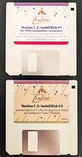 1991 RARE AOL America Online Ver 1.3 Install / Collectible Floppy Disk Set - DOS
