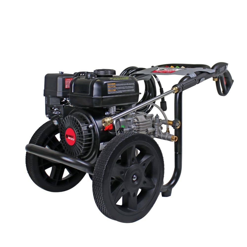 3200 PSI 2 5 GPM Gas Pressure Washer 159cc Engine Soap Tank  