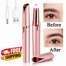 Electric Eyebrow Trimmer Shaver Painless Facial Hair Remover Eyebrow Women