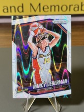 2025 Panini Prizm WNBA #34 Nancy Lieberman White Seismic Prizm - Phoenix Mercury